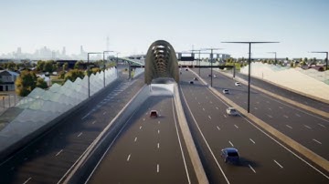 West Gate Tunnel Project - Design fly through (60 seconds)
