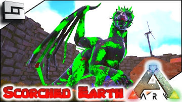 MODDED ARK: Scorched Earth - POISON DRAGON! E4 ( Ark Survival Evolved Gameplay )
