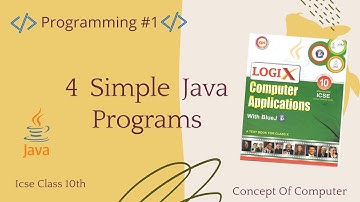 4 Simple Java Programs (Bluej)