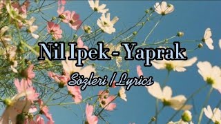 Nil İpek Yaprak Sözleri  / Lyrics   #şarkısözleri #musicon #nilipek  #youtube Resimi