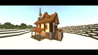 Technoblade house in Minecraft  Survival house tutorial Minecraft