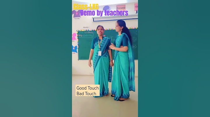 good touch , bad touch presentation lkgstudentsby respectiveteachers#teacherlife #goodtouchbadtouch