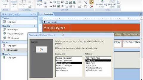 MS Access 2007 Part 14) Form in Dari / Farsi Omar Akbari
