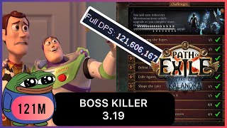 [POE3.19] Boss killer , Delete Bosses in Seconds