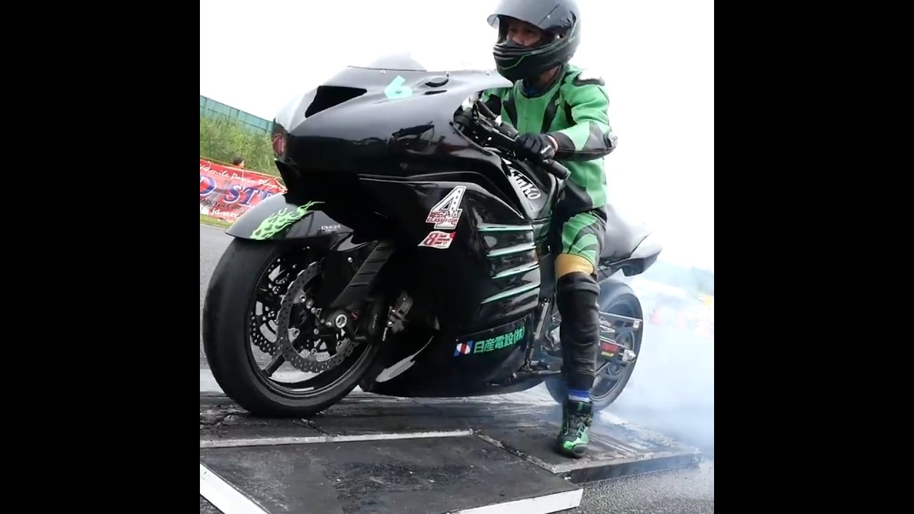 ZX-14R CRAZY8 🔥 JD-STER ドラッグレース 🔥 CLASS FOUR POWER
