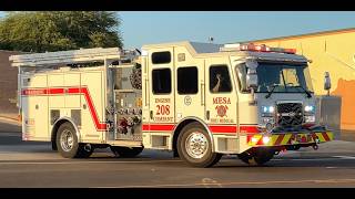 Mesa Fire Medical Engine 208 Responding