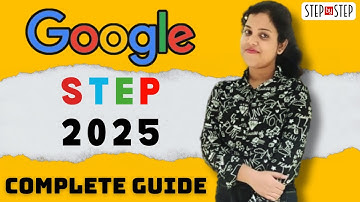 Google STEP Internship 2025 | Interview Experience @Google @GoogleIndia