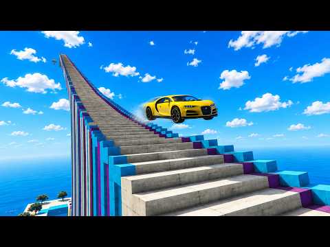 MEGA RAMP ESCALIER VEHICULES WTF !