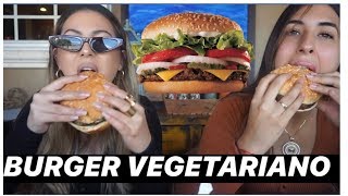 BURGER VEGETARIANO DE BURGER KING 🍔 PRIMERA IMPRESIÓN 🙈LINREVE