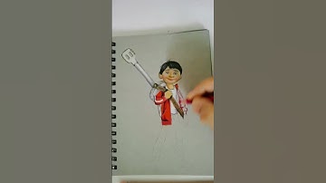 MIGUEL RIVERA drawing #coco #drawing #shorts #shortsvideo #art #artistic #timelapse