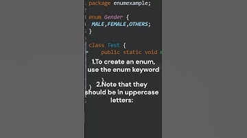 What is an enum in Java || enum in java