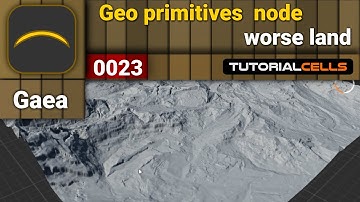 0023. geo primitives node ( worseland node ) in Gaea