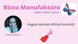 Így készítem az állítható karkötőt