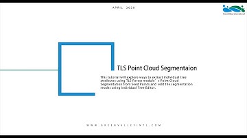 LiDAR360 (v4.0) | Tutorial 03: TLS Individual Tree Segmentation from Seed Points