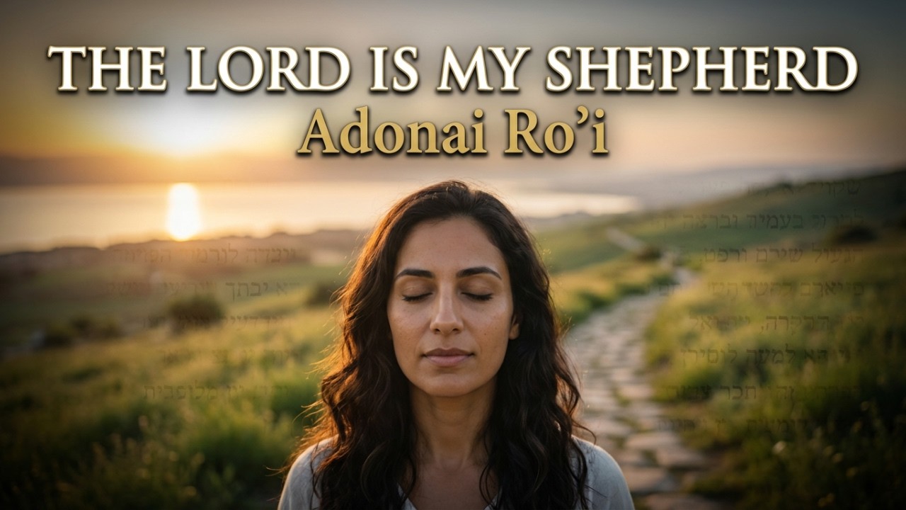 The Lord Is My Shepherd (Adonai Ro’i) | Psalm 23 | English Hebrew Messianic Worship Song
