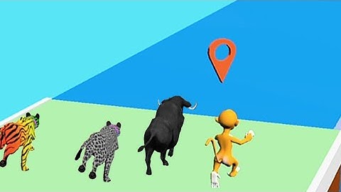 Animal Transform Race Game - All Levels Gameplay (Level 11-15) android/iOS #animal #race #transform