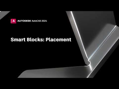 Introducing Smart Blocks: Placement | AutoCAD 2024