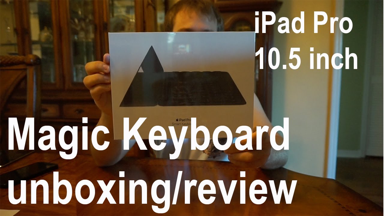 iPad Pro 10.5 Smart Keyboard: Unboxing and Impressions! - YouTube