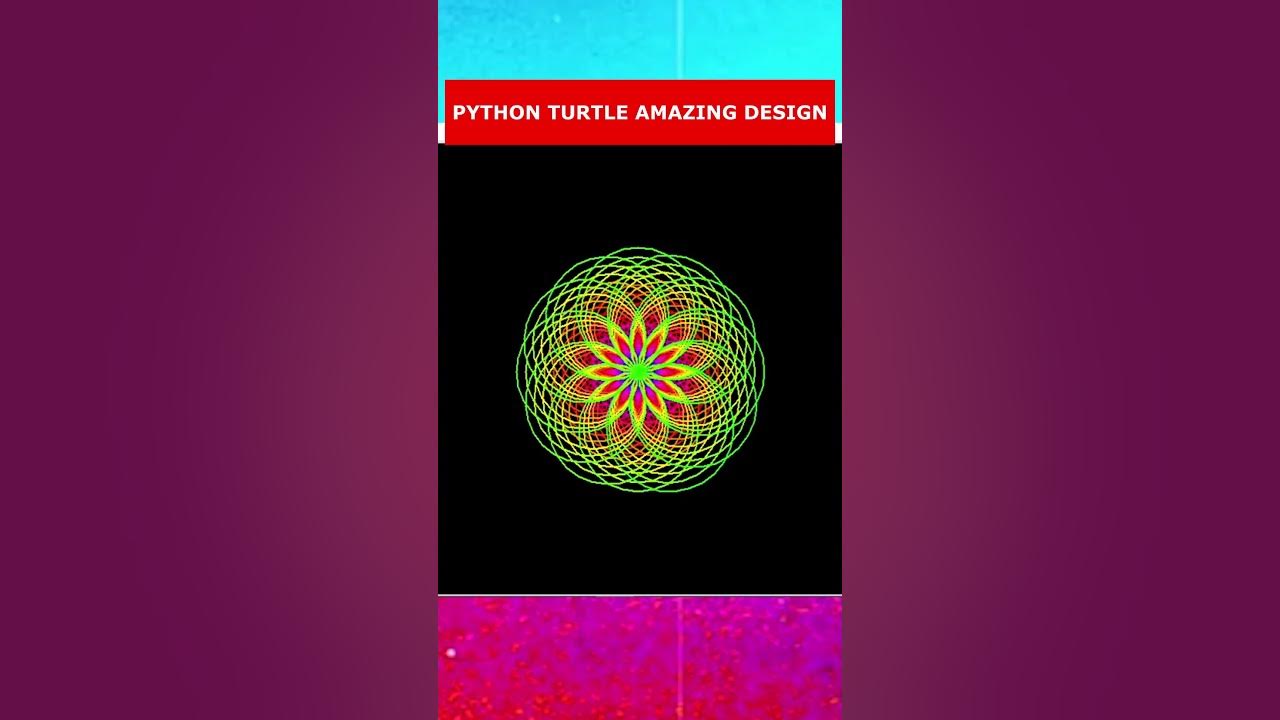 Python Turtle Graphics Code-Circular Shape Design. - YouTube