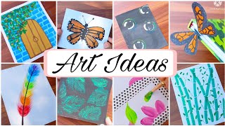 Easy Art Ideas/Easy Art For Beginners/Colourful Art Ideas/Art Tutorial #art #colourful #easyideas