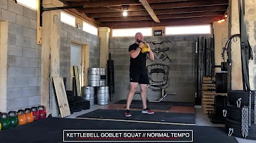 KB Goblet Squat // Normal Tempo