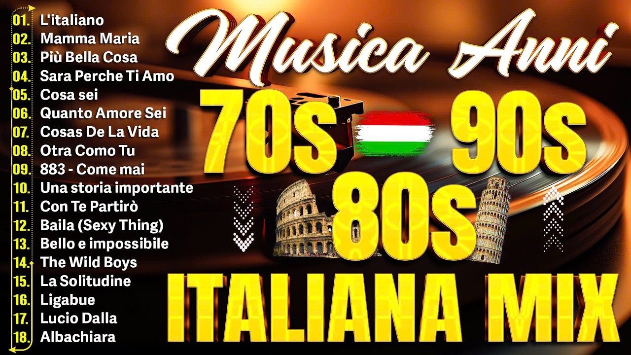 Le più belle Canzoni Italiane degli Anni 60 70 80📀Umberto Tozzi, Adriano Celentano, Ricchi e Poveri