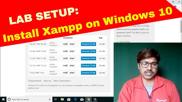 Video 1: How to install Xampp Server On windows 10