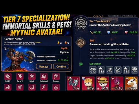 Mastering Tier 7 Specialization and Mythic Avatars in Legend of Avatar