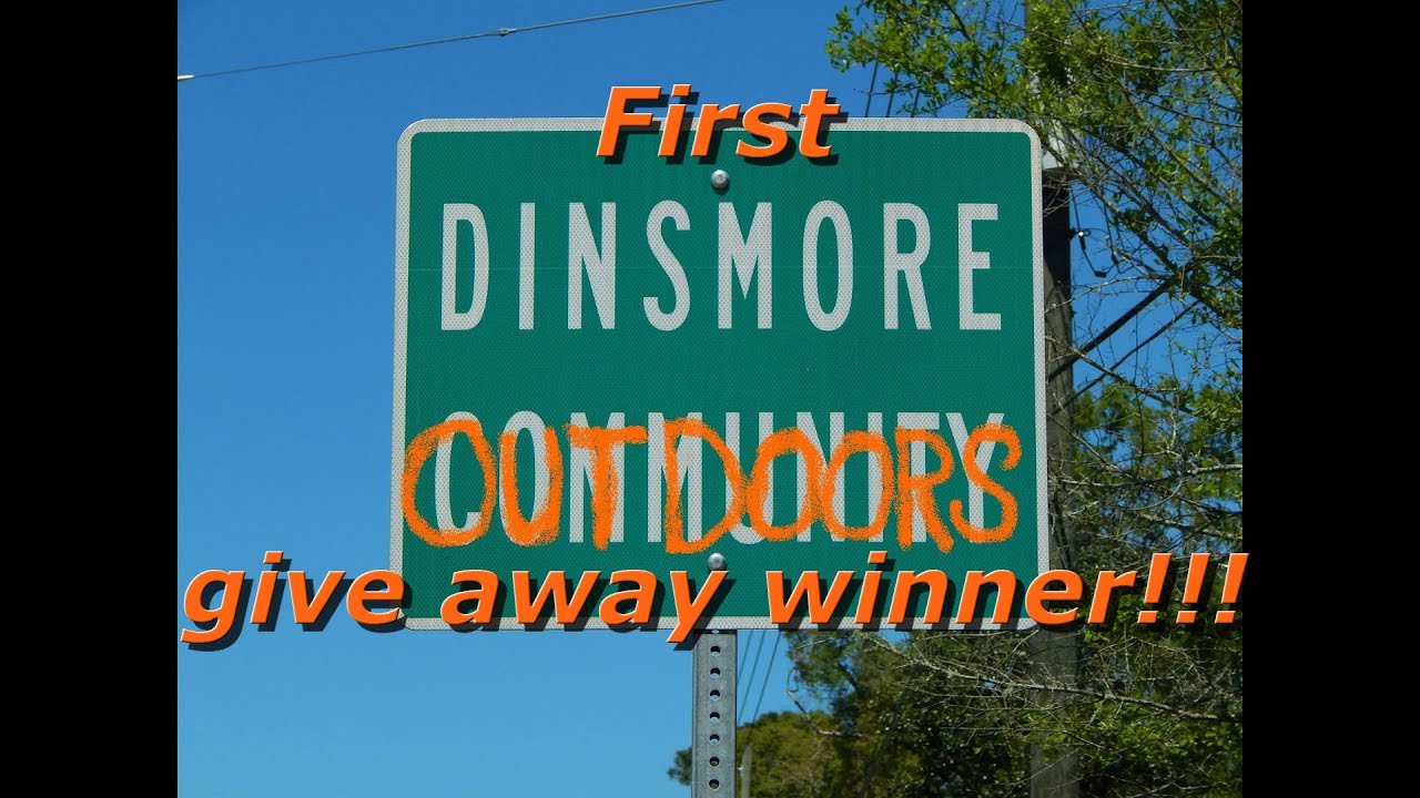 First Dinsmore Outdoors give away winner!!! YouTube