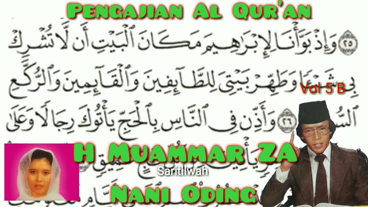 H Muammar ZA & Nani Oding (Al Qur'an Terjemahan Vol 5 Part 2)