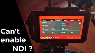 Atomos Connect - Can't enable NDI 