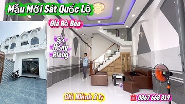 Nhanh Tay Mua Nhà Đón Tết-Nhà Đẹp-Vị Trí Đẹp-Giá Rẻ Bèo-Sổ H Riêng-Bán Nhà Chính Chủ-Gần Bình Chánh