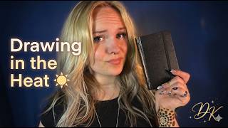 Drawing & Rambling in the Heat ☀️✏️ Soft Spoken ASMR screenshot 2