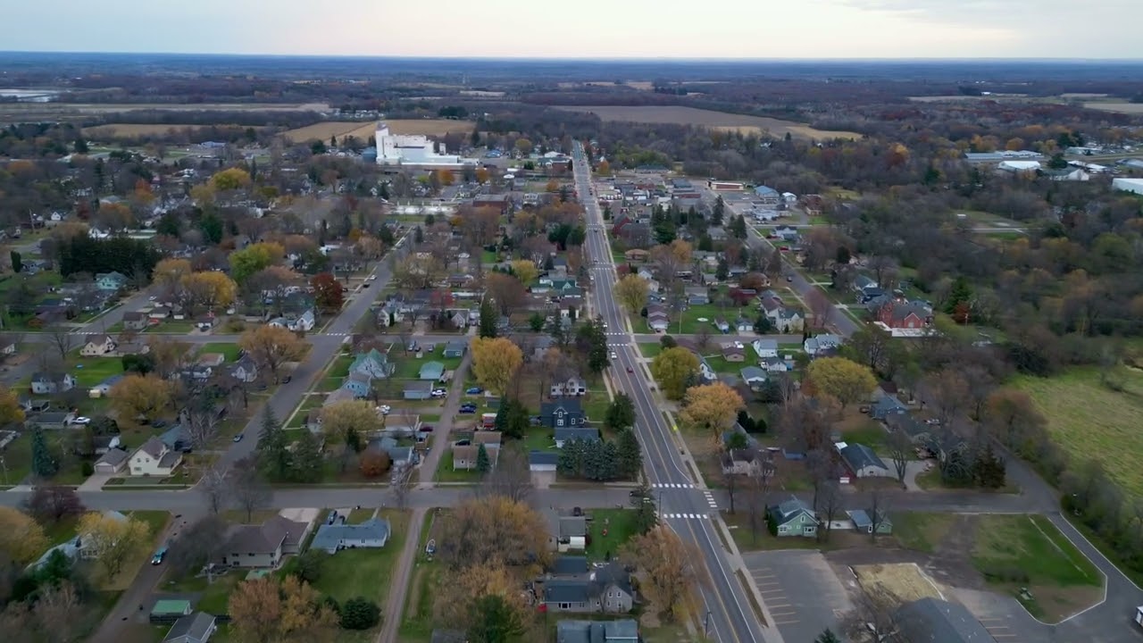 Rush City, MN flyover