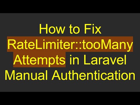 How to Fix