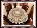 Cc how to crochet big round tablecloth 52 part 1