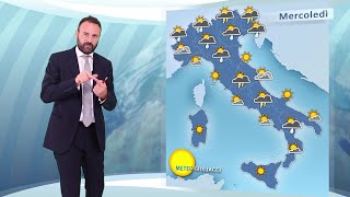 Previsioni Per Mercoledì 27 Luglio Instabile Al Centro-Nord Con Temporali Sole E Caldo Al Sud
