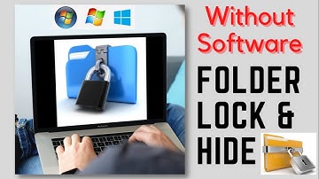 FolderLock : Lock & Hide Files in PC | Without Software | Easy Trick