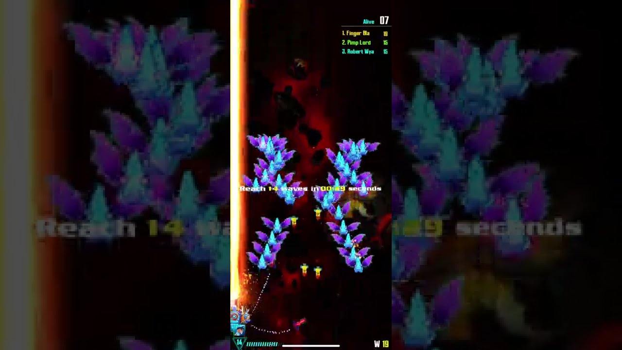 1 vs 30 PvP Survival win - Galaxy Attack Alien Shooter 3/29/2022