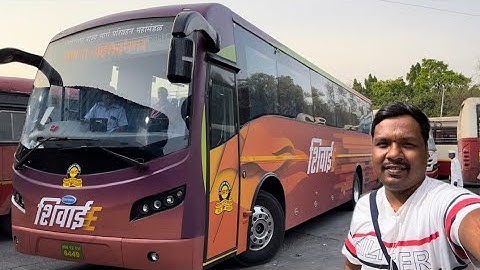 MSRTC First Ever Electric Bus Shivai Full Journey Pune To Ahmednagar.