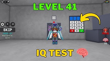 How To Solve Roblox IQ Test Level 41 | IQ Test 🧠 Guide