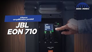 Altavoz amplificador portátil marca JBL modelo Eon 710