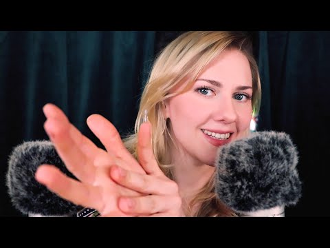 Short nails triggers | ASMR Whisper | Page Flipping, Hair touches, Energy Pulling