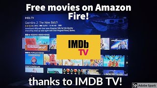 IMDB TV on Amazon Fire and Firestick! Free movies and tv!