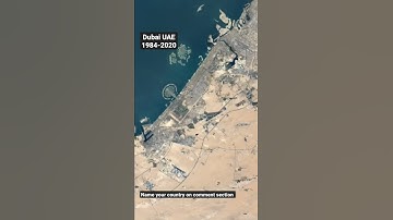 #shortvideo #Dubai changes between 1984-2020 #arcgis #geography #gis