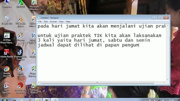 Ujian Praktek TIK Part 1