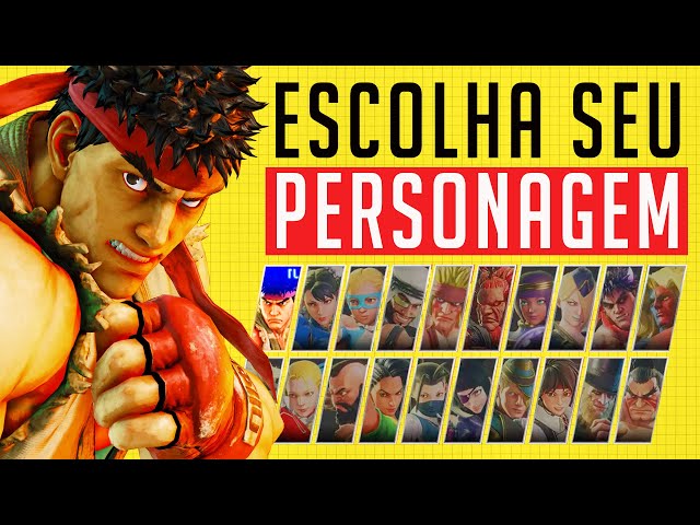 A escolha é sua: melhores personagens de Street Fighter