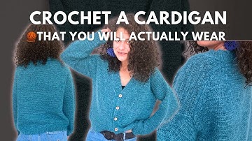 🧶 Crochet This Cozy Cardigan With Me! (Soft Season Tutorial)
