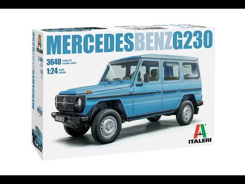 Обзор масштабной модели Italeri 1-24 Mercedes Benz G230