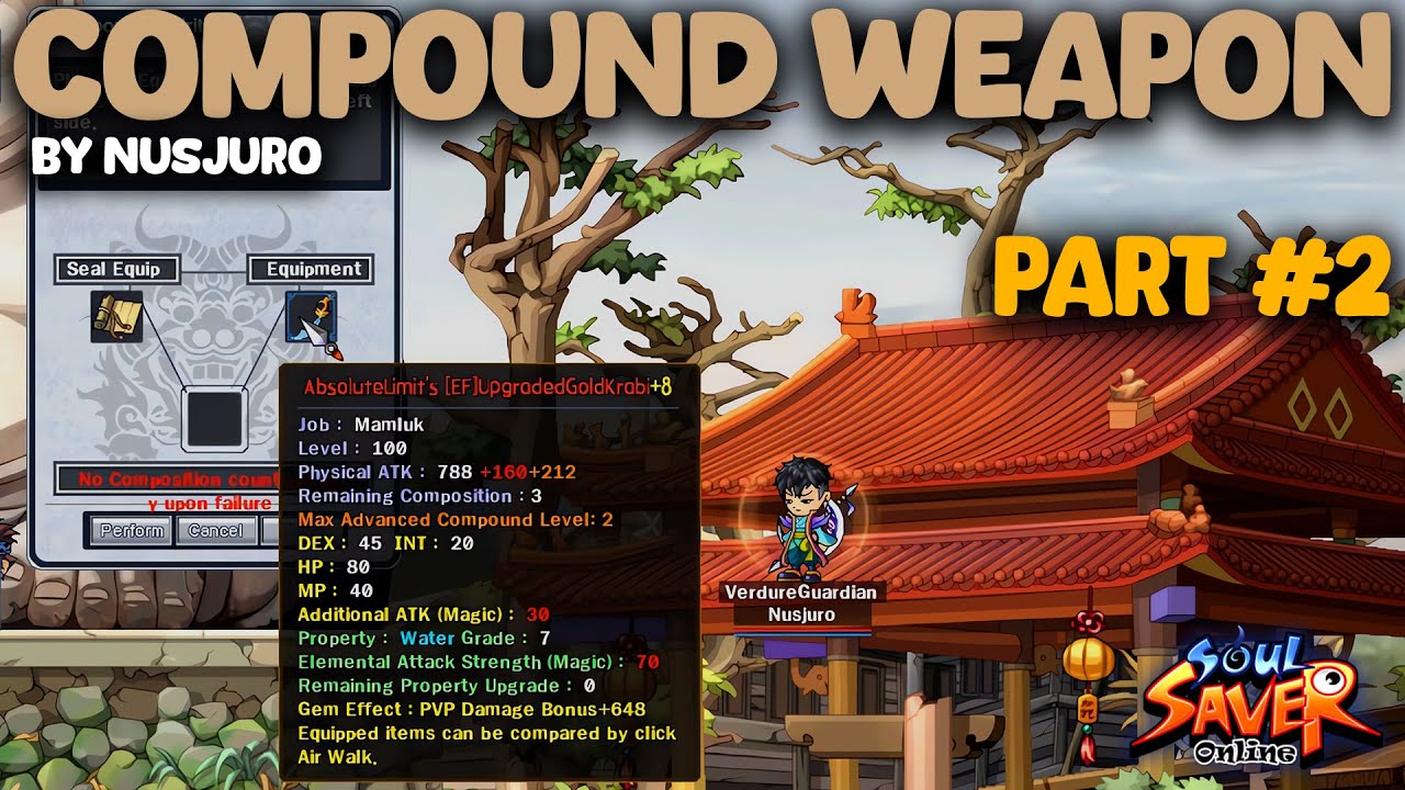 [Soul Saver Online] Compound Weapon Mamluk Katana lv 100 ~ Will It Be ...
